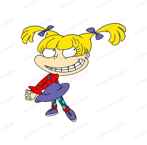 Angelica Pickles Rugrats Svg Svg Dxf Cricut Silhouette Cut Etsy