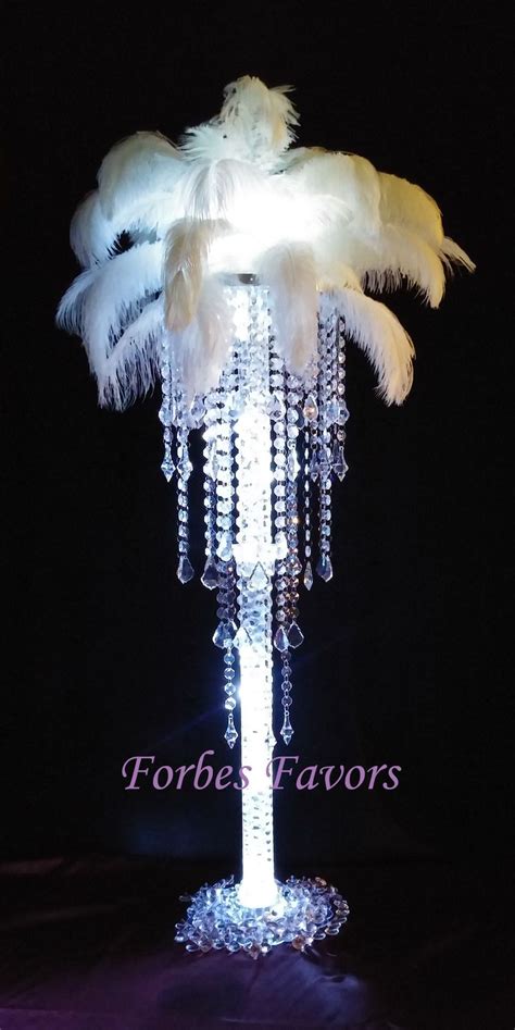 Pin On Feather Centerpiece Wedding