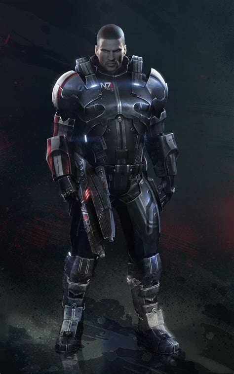 Commander Shepard Mass Effect Fan Art Fanpop