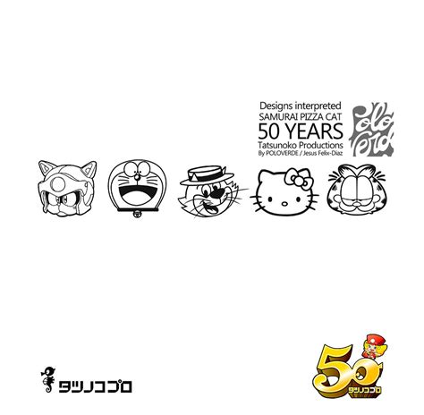 Samurai Pizza Cats Tatsunoko 50th Anniversary Behance