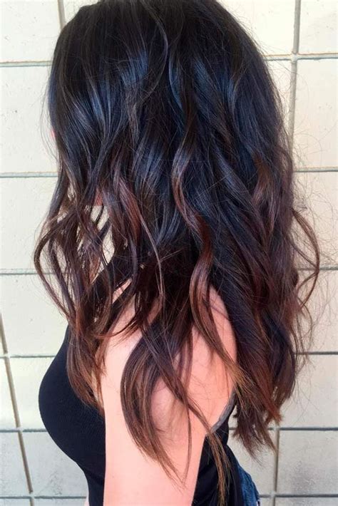 63 hottest brown ombre hair ideas black wavy hair brown ombre hair long hair styles