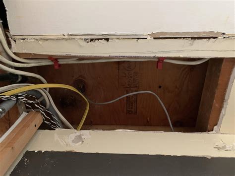 Electrical Repair Drywall And Protect Wires On Back Of Electrical