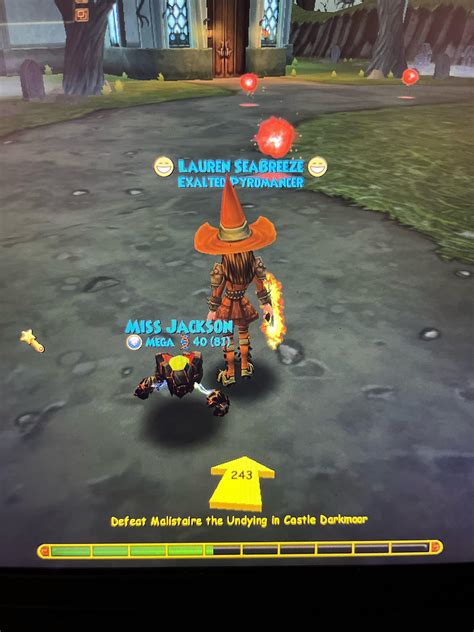 Connection cut for 5 seconds as malistaire died, didn’t get quest or