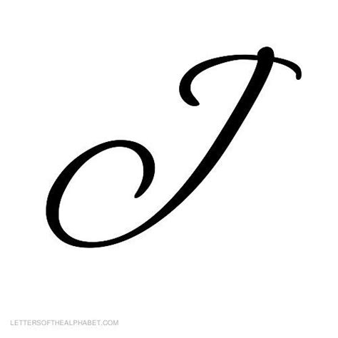Students practice writing the letter j in upper and lower case; Alphabet Letters Black Cursive J | Calligraphy alphabet, J ...