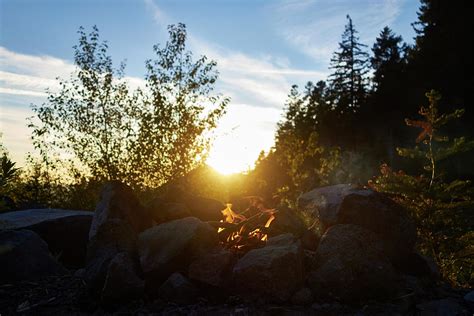 Campfire At Sunset Photograph By Josh Campbell Fine Art America