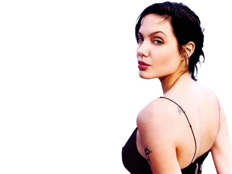 Angelina Jolie Czarny Top