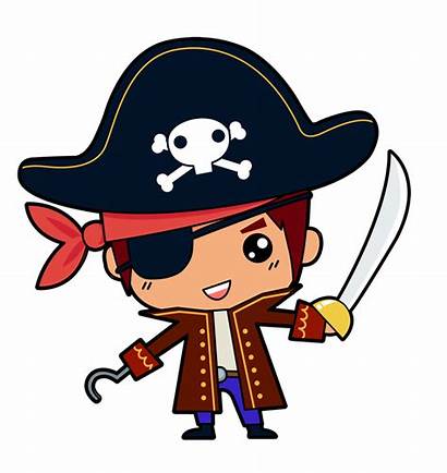 Pirate Clip Clipart Cartoon Banner Thanksgiving Pirates