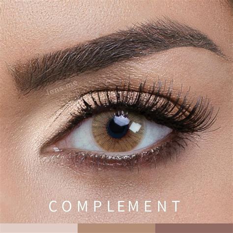 Complement Your Nude Crease With The Perfect Brown Colored Contact