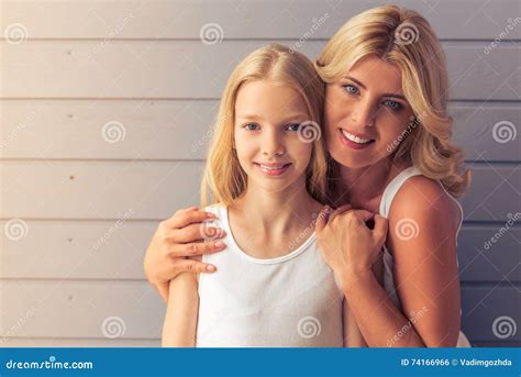 Mom And Daughter Stock Photo Image Of Girl Daughter