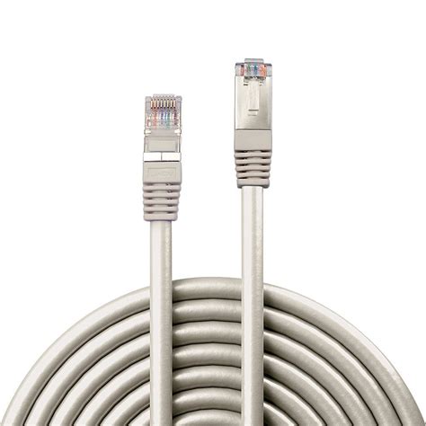 20m Cat6 Futp Solid Patch Cable Grey From Lindy Uk