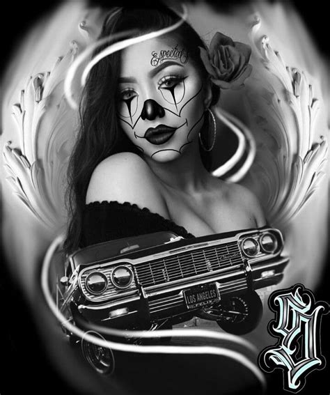 Pin By Nod 346 On Arte Cholero Worldwide Lowrider Art Chicano Art