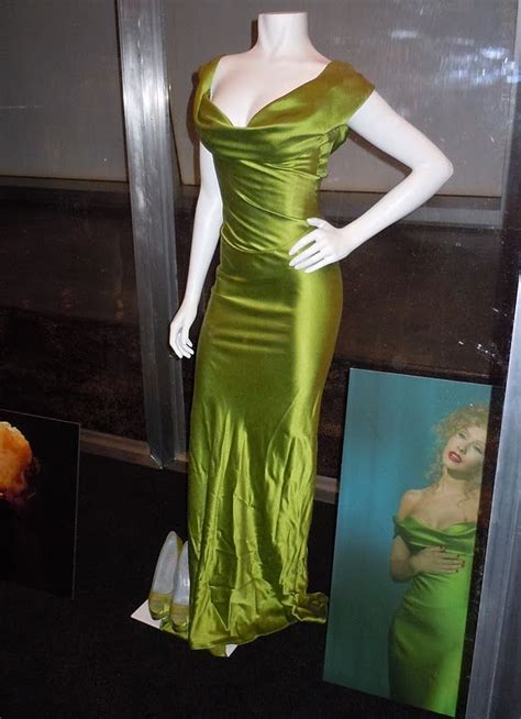 Christina Aguileras Green Dress From Burlesque Gorgeous Ball Gown