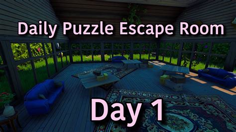 Fortnite Daily Puzzle Escape Rooms Two July 1st Day 1 Tutorial Code