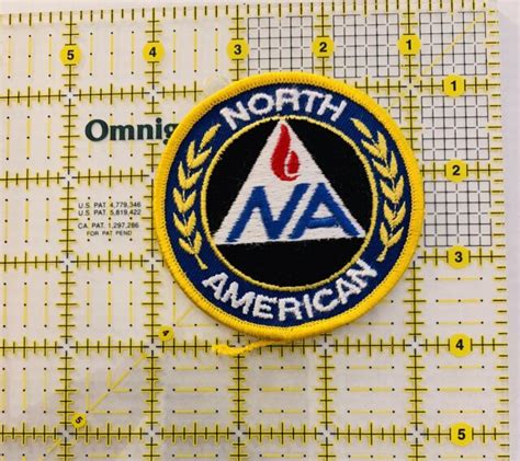 North American Iron On Patch Embroidered “na” Colorful Ebay