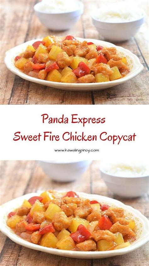 Heat clean cooking pan and add 1 tbsp. Panda Express Sweet Fire Chicken Copycat | Recipe | Sweet ...
