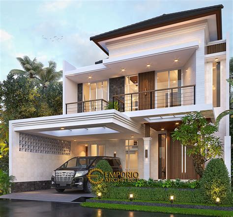 Desain Rumah Modern Lantai Bapak Atn Bekasi Jawa Barat