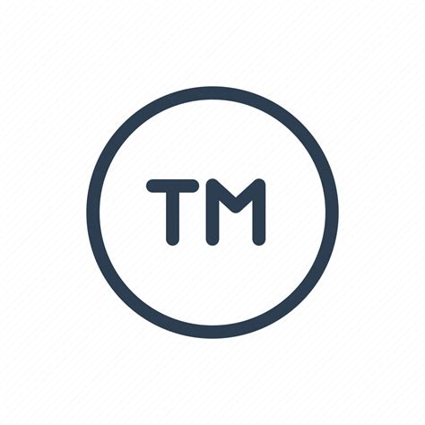 Identity Product Service Mark Sign Tm Trade Mark Trademark Icon