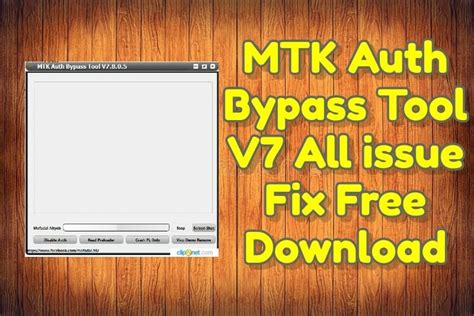 MTK Auth Bypass Tool V Free Download
