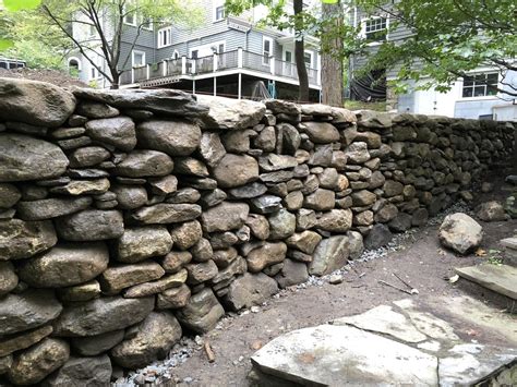 Completed Stone Walls Concord Stoneworks