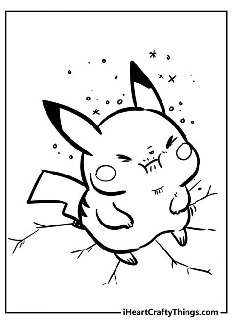 30 Powerful Pikachu Coloring Pages Updated 2022