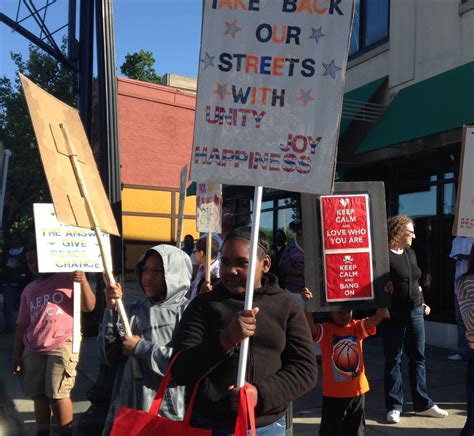 Stop The Violence Rally Held In Downtown Flint Focused On Educating