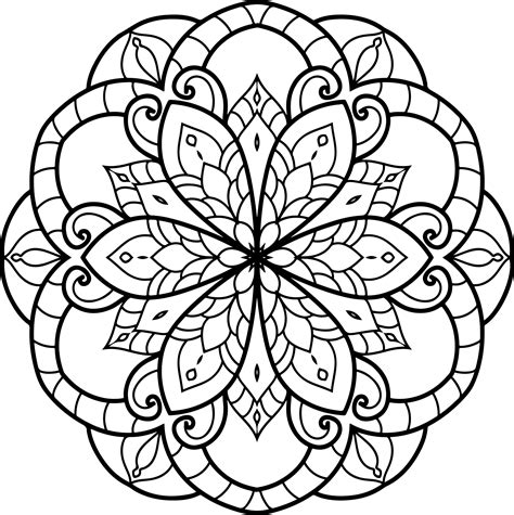 Simple Mandalas Coloring Book With Easy And Simple Mandala Patterns