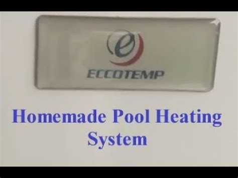 Interestingly, a pool pump heater uses electricity to create and generate its natural heating system. Homemade Pool Heating System DIY (Do It Yourself) - YouTube