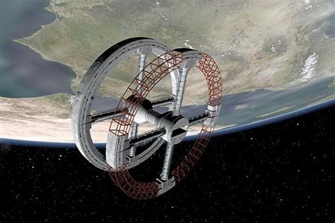 Space Wheel Noordung Space Habitation Center