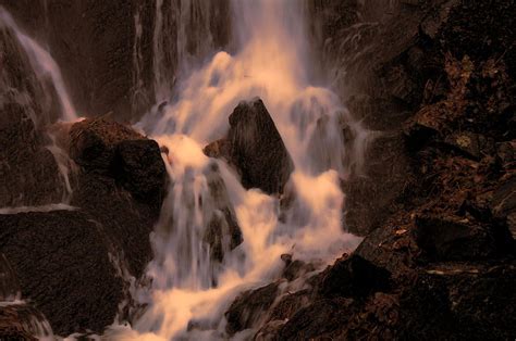 Traditional Waterfall At Sunset Photograph By Lawrence