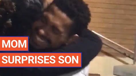 Awesome Mom Surprises Son At His Basketball Game Daily Heart
