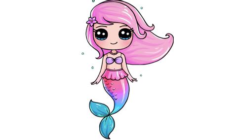 Come And Draw A Cute Mermaid With Me Small Online Class For Ages 6 9