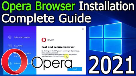 How To Install Opera Browser On Windows 10 2021 Update Complete