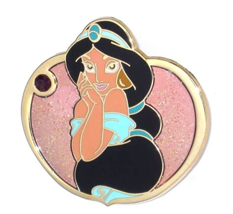 Retired Disney Pin Aladdin Princess Jasmine Mystery Tin Princess Jewel