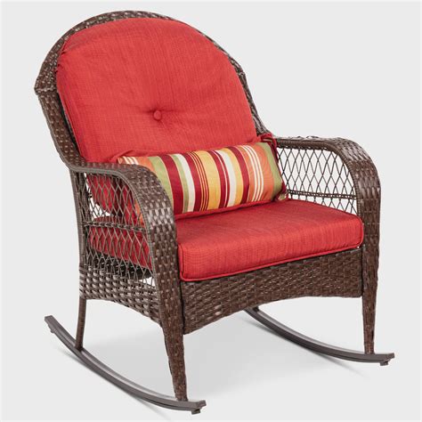 Best Choice Products Outdoor Wicker Rocking Chair For Patio Porch W