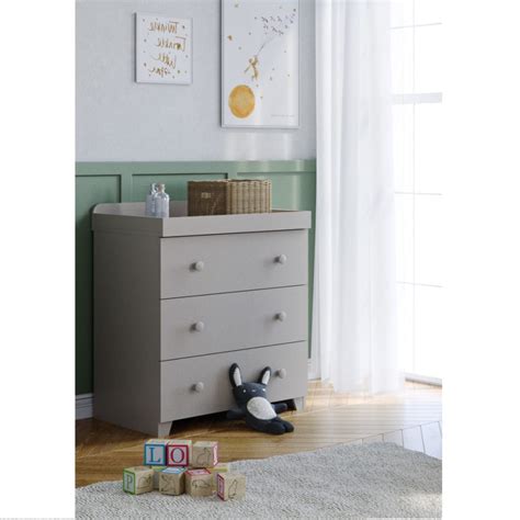 Tranquilo Bebe Changing Unit And Wardrobe Grey Smart Kid Store