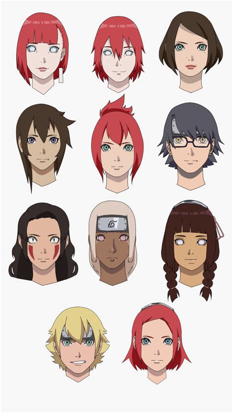 Naruto Oc Hairstyles HD Png Download Transparent Png Image PNGitem