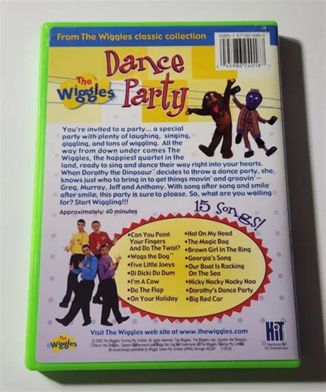 The Wiggles Dance Party Dvd 325 Picclick