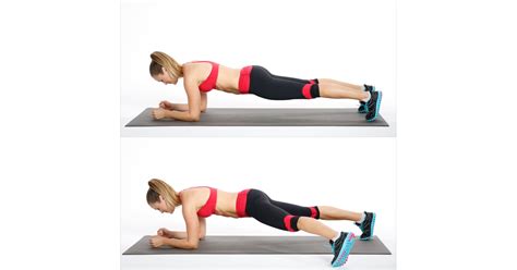 Circuit Two Elbow Plank Side Step Ab And Core Workout Popsugar