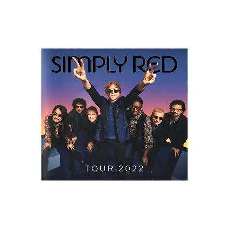 Official Simply Red Store Simply Red 2022 Tour Brochure