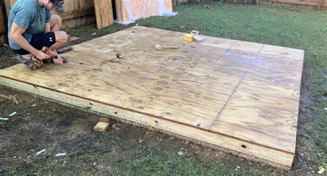 How To Build A Shed Floor Base Diy Step By Step Guide At Improvements