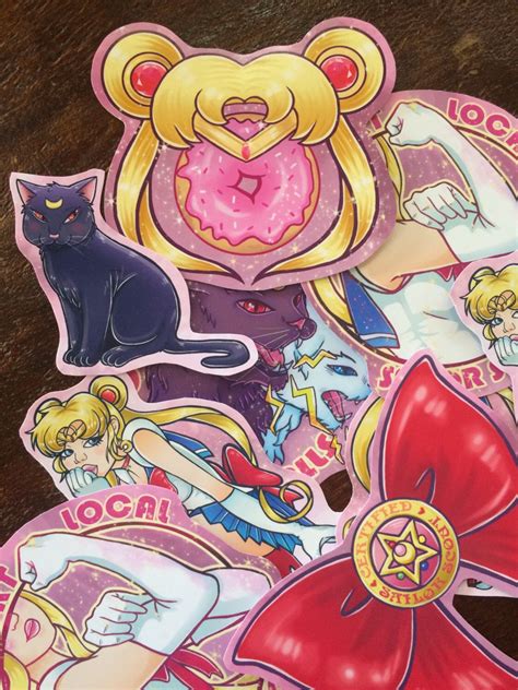 Sailor Moon Sticker Pack By Msblondie320 On Etsy Listing239242404sailor