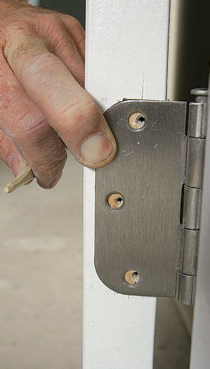 Easy Adjustments To Screws Mortises And Hinges On Interior Doors