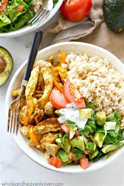 Cajun Chicken Rice Bowls With Avocado Salad