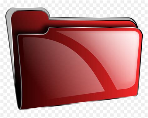Folder Icon Red Empty Clip Arts Mac 3d Folder Icon Hd Png Download Vhv