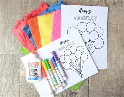 Simple Birthday Card For Kids To Make Free Printable Go Places With Kids