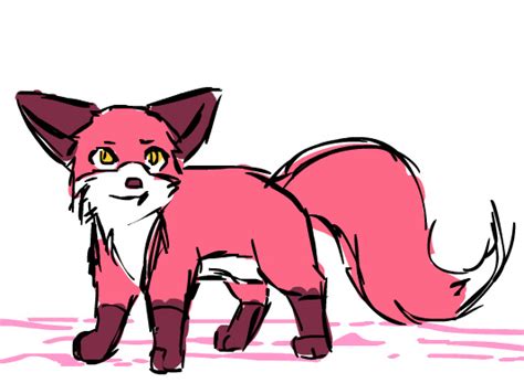 Just A Pink Fox By Nekoni On Deviantart