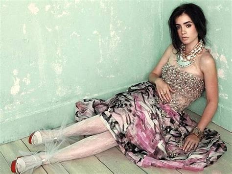 1920x1080px 1080p free download lily collins 2016 dress model bonito heels stockings