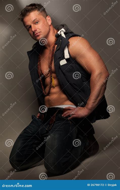 Handsome Macho Man Stock Photo Image Of Athlete Person 26798172
