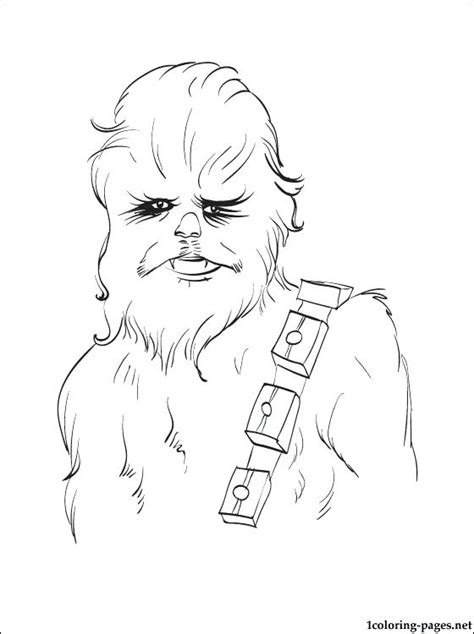 Chewbacca Coloring Pages At Free Printable Colorings