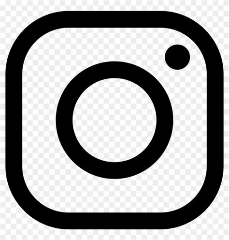 Png Instagram Logo Black Outline Transparent Png 1600x1600755741